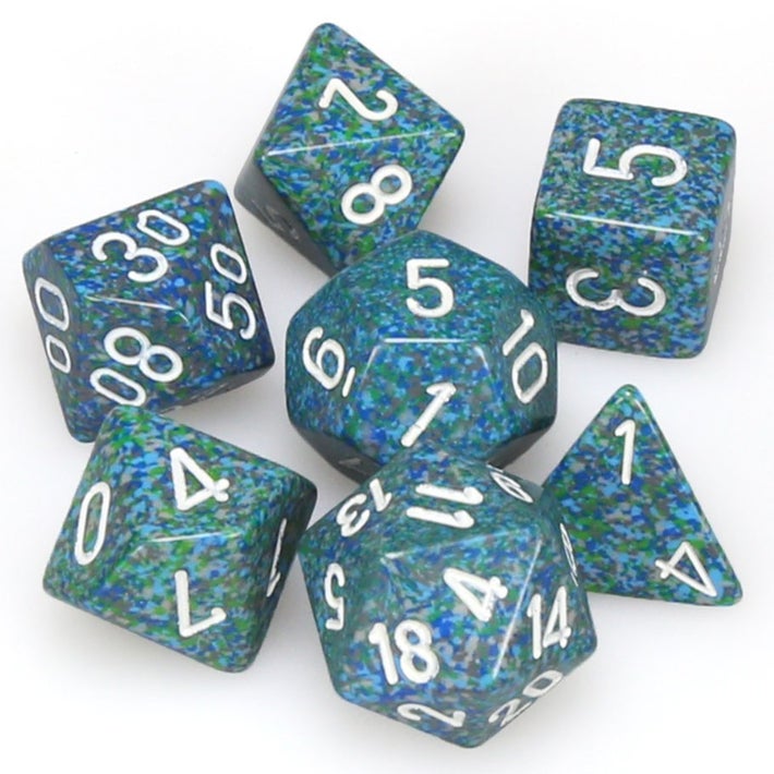 Chessex Speckled: Sea 7 Dice Set