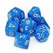 Chessex Speckled: Water 7 Dice Set